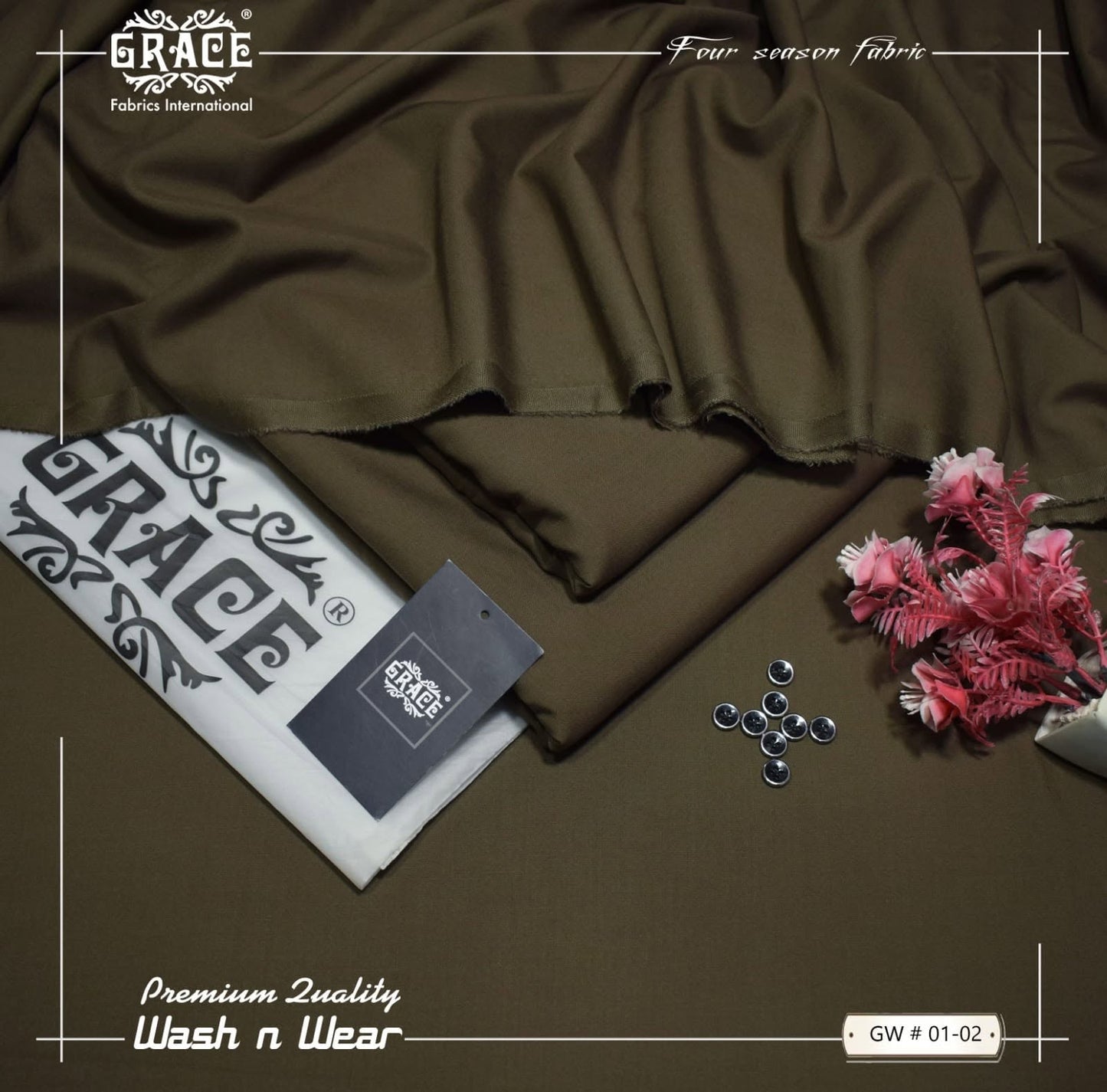 Grace Premium Boski Wash&Wear Unstitched
