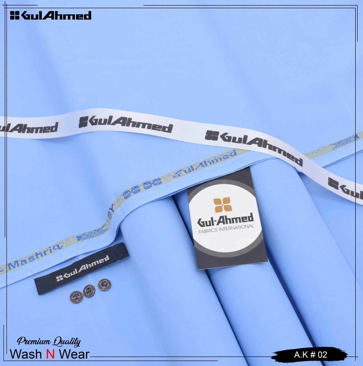 Gul Ahmed Boski Wash&Wear Unstitched