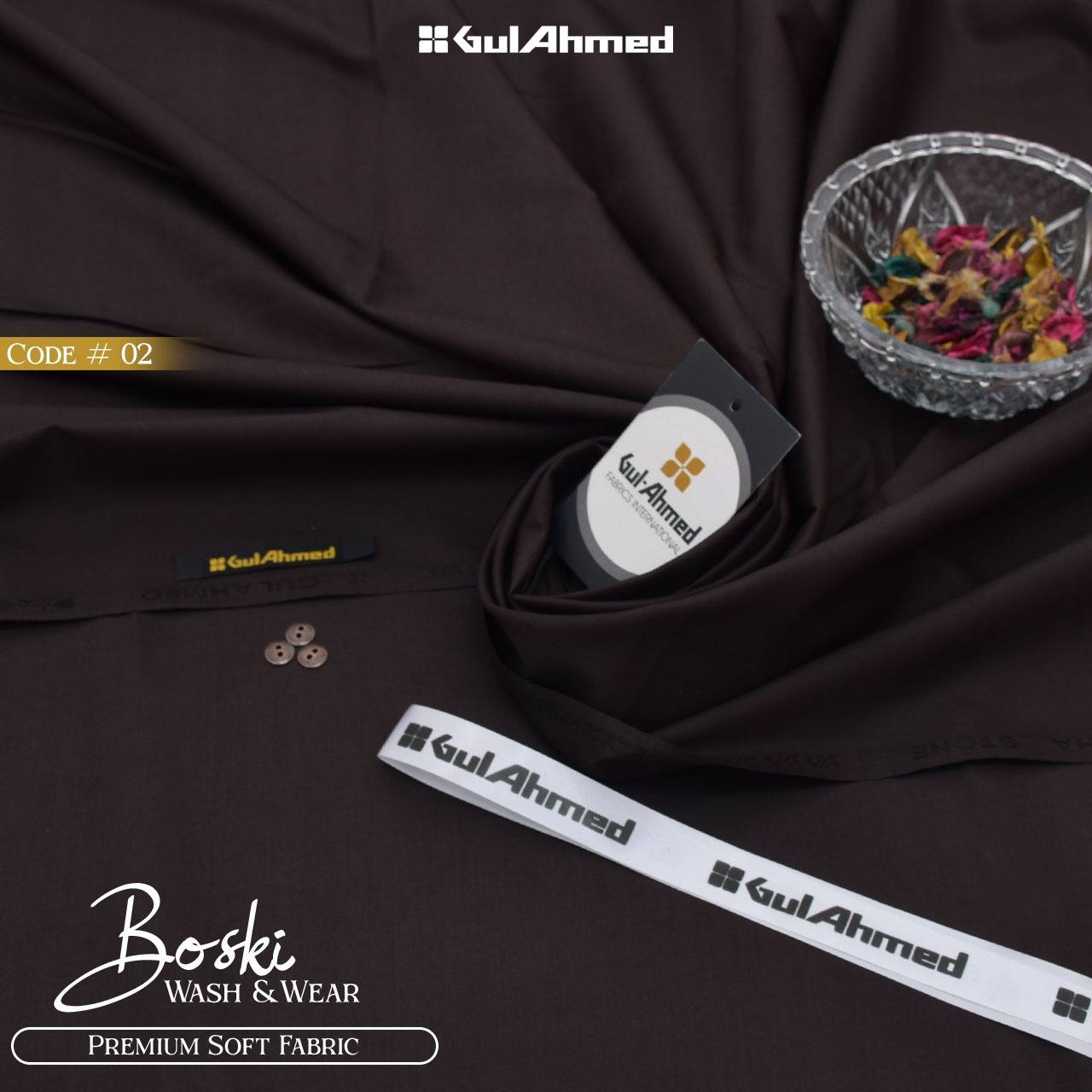 Gul Ahmed Boski Wash&Wear Unstitched